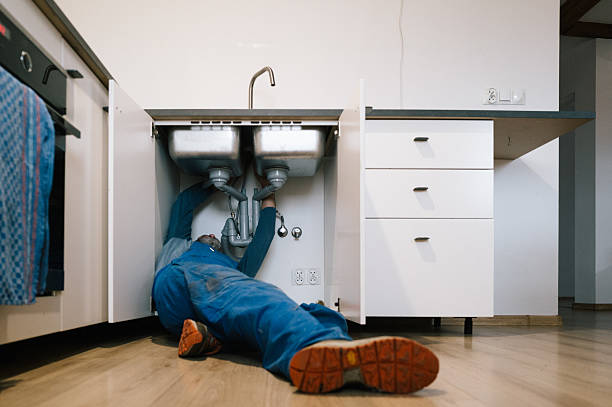 Professional Leak Detection technician working in New Germany, MN